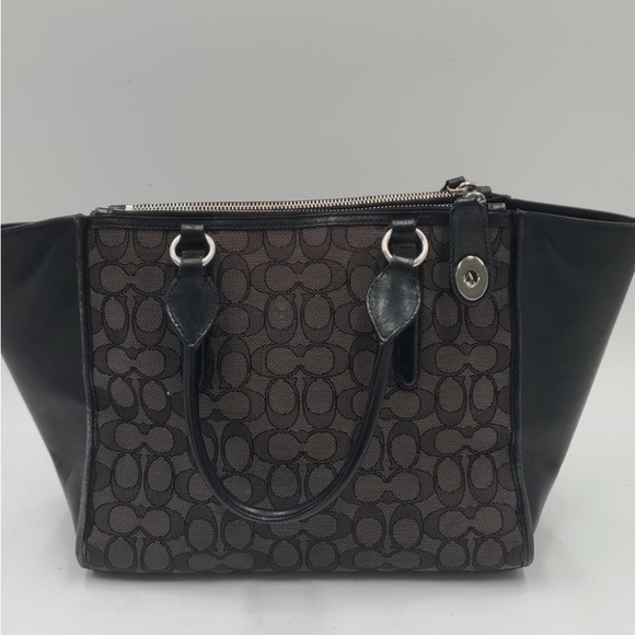 Coach Black and Brown Signature Tote Bag - Picture 3 of 17